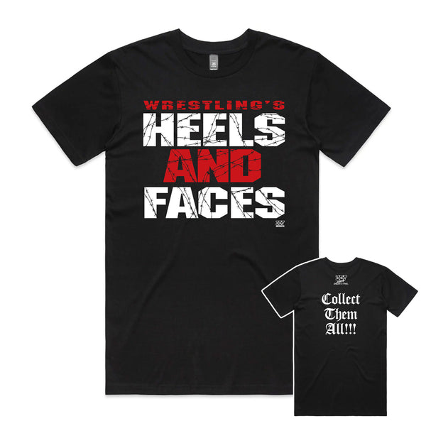 Barbed Wire Heels and Faces t-shirt
