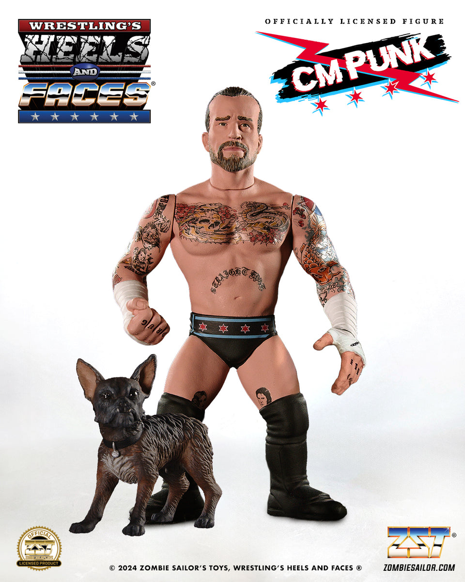 CM PUNK with LARRY bonus figure! – Zombie Sailor's Toys