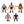 Load image into Gallery viewer, Wrestling's Heels and Faces® Series 2 (Set of 5 Without Raven™)*