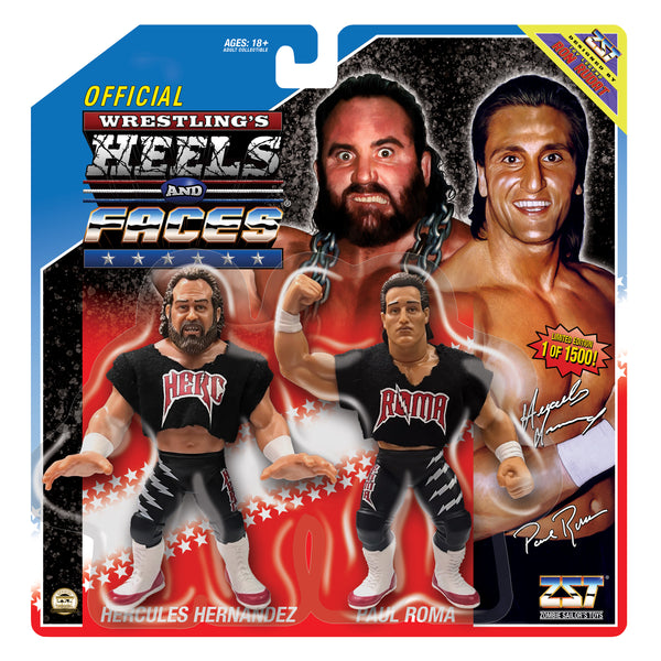 BLACK GEAR Herc and Roma TAG TEAM 2-Pack (1 of 1500) (Non-Mint Packaging)