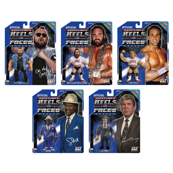 Heels and Faces® Series 3 Complete Set of 5 - IN STOCK NOW!