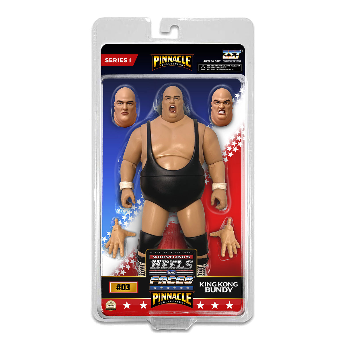 WWE WWF キングコングバンディ　King Kong Bundy フィギュア King Kong Bundy (minor package wear) Pinnacle Series – Zombie