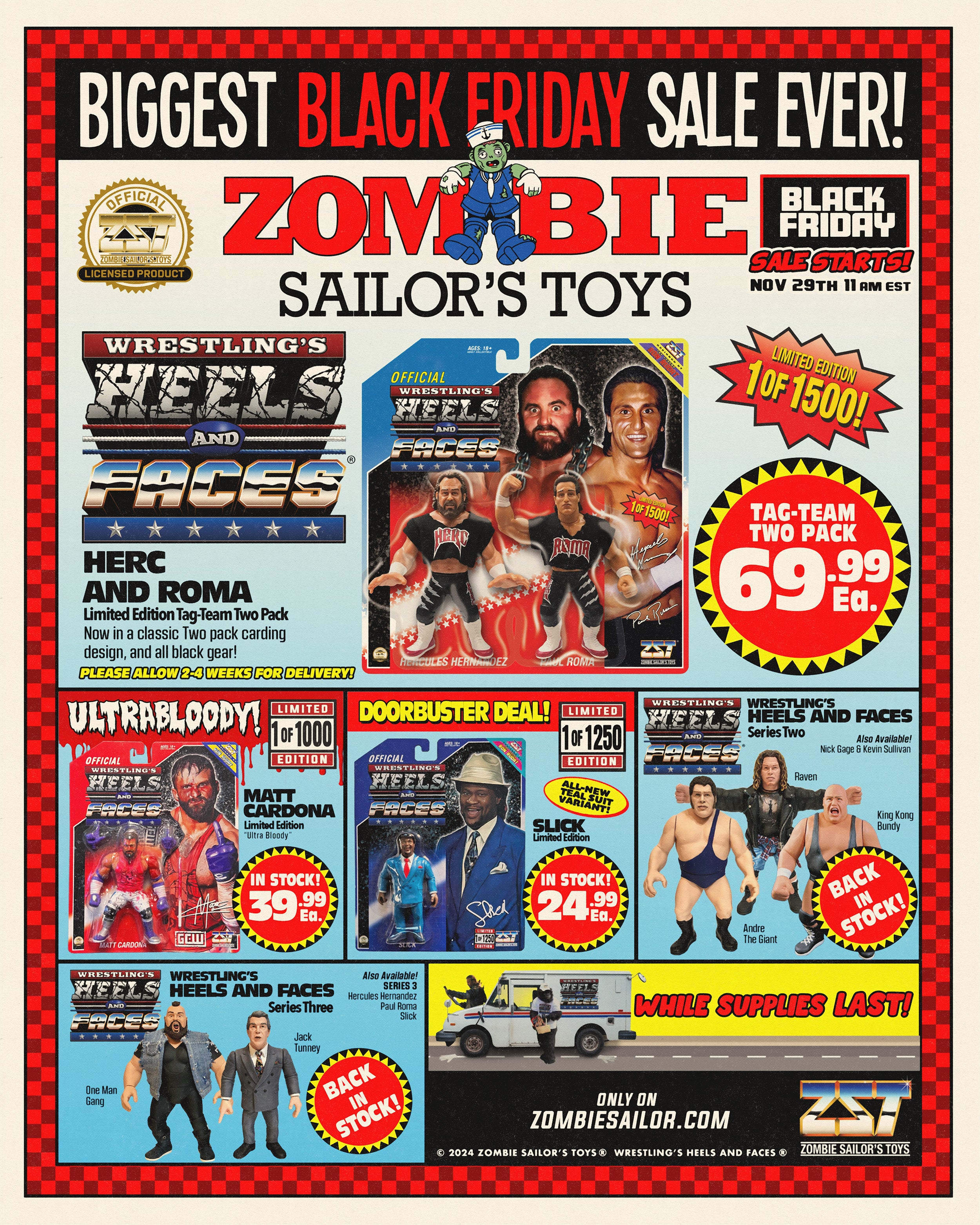 Black Friday Sale Starts Nov. 29 at 11 AM EST – Zombie Sailor's Toys